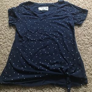 Blue Tee Shirt with Stars